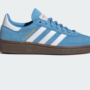 NWOT Adidas Kids Unisex Handball Spezial  Light Blue  Sneakers Sz: 1 Youth